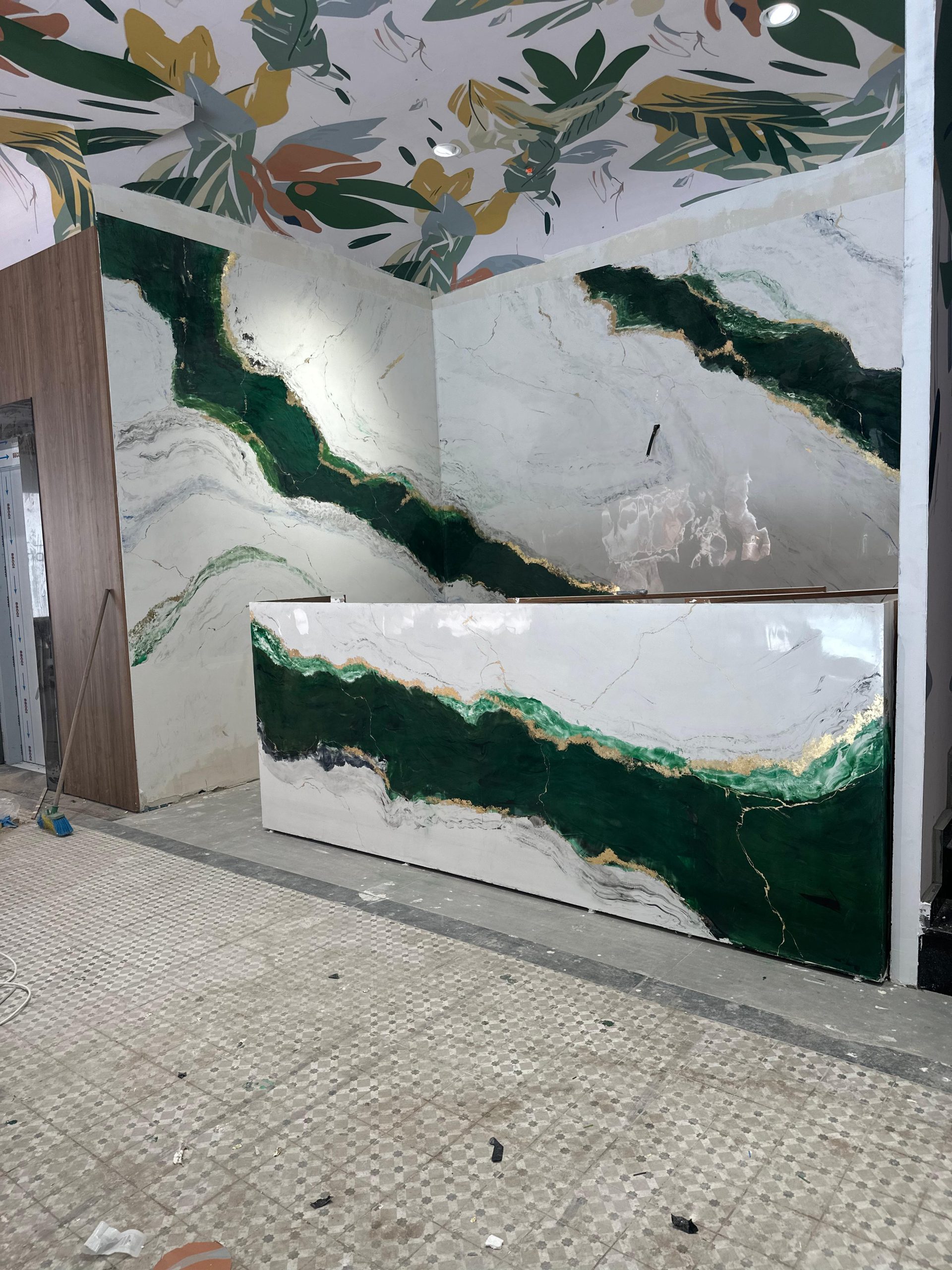 İtalyan Boya Mermer Deseni 2 nasıl bir mermer efekti